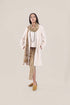 Short coat in furry wool blend